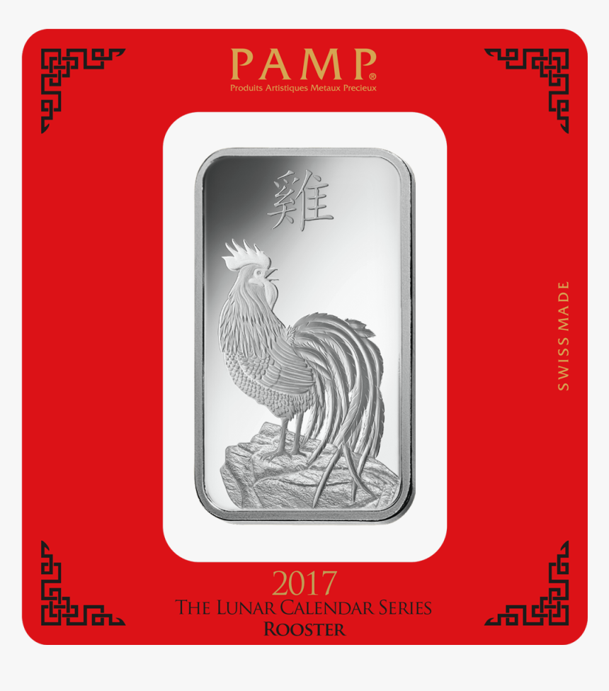 Transparent Silver Bar Png - Rooster Pamp 1oz, Png Download