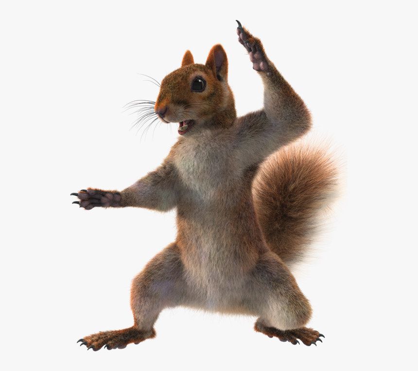 Transparent Rodent Png - Sandy Cheeks Out Of Water, Png Download