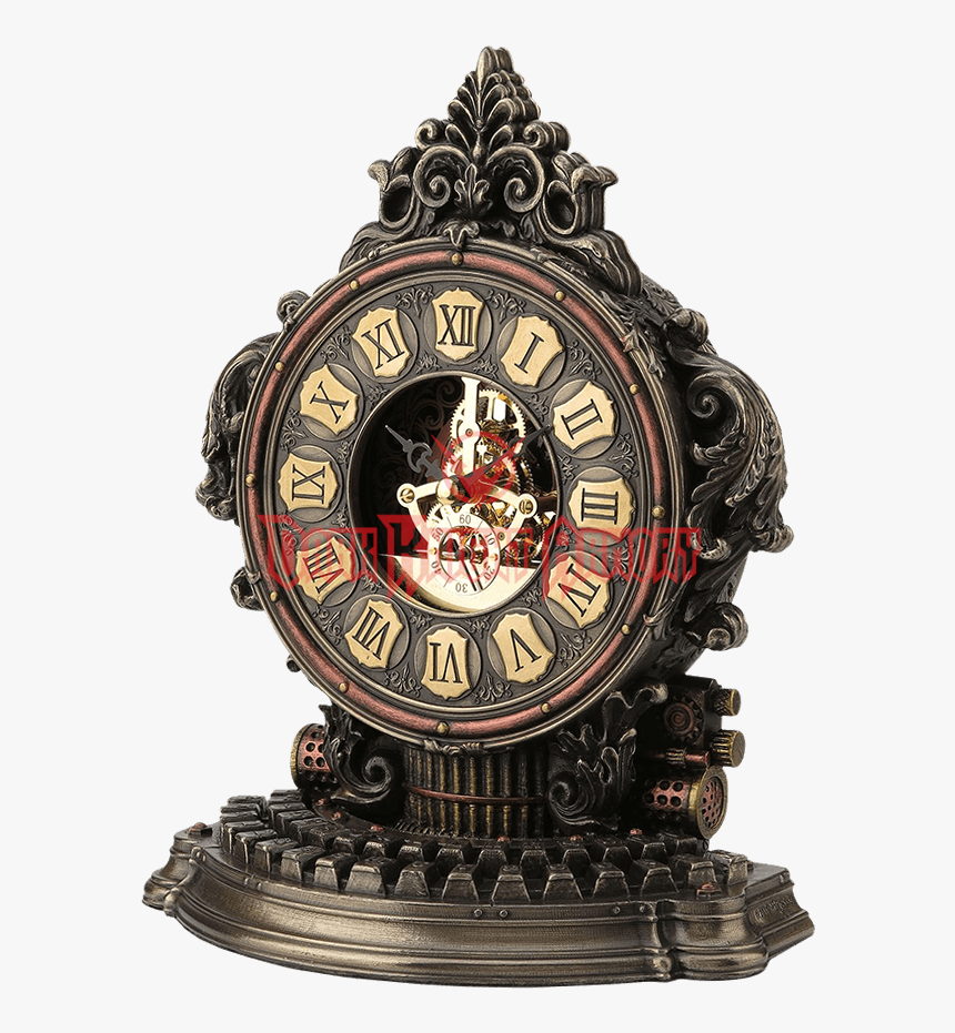 Classic Steampunk Mantle Clock Wu From Dark Knight - Quartz Clock, HD Png Download