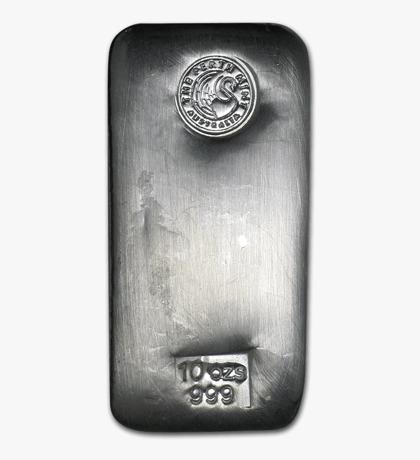 10oz Perth Mint Silver Cast Bar Front - Perth Mint Silver Bar In Singapore, HD Png Download