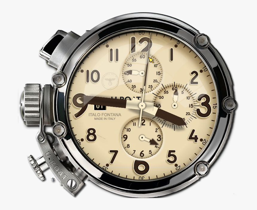 U Boat Clock, HD Png Download