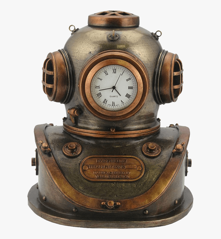 Diving Bell Steampunk Clock - Steampunk Clock, HD Png Download