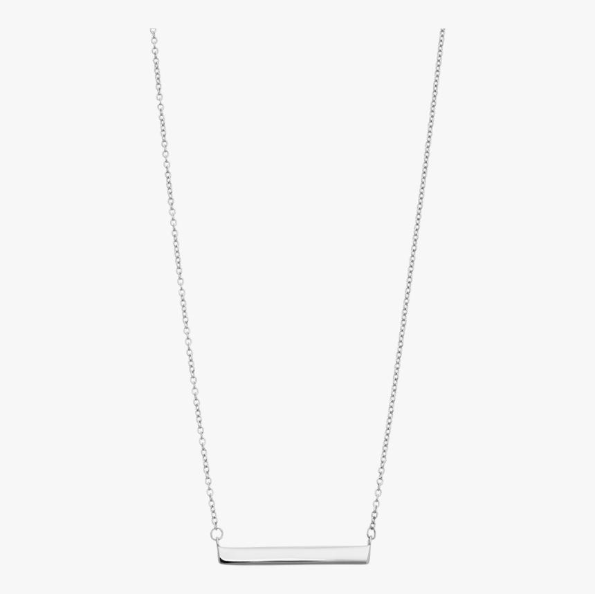 Engravable Bar Necklace - Necklace, HD Png Download