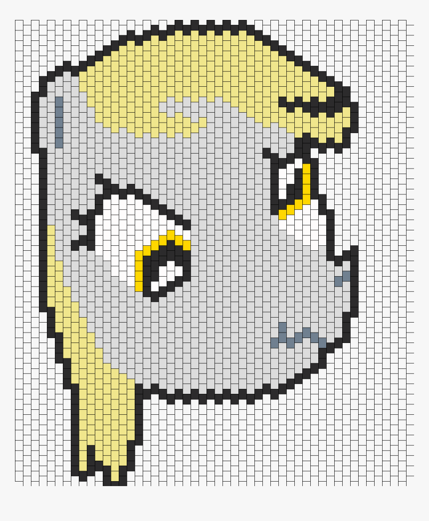 Large Derpy Hooves In Detail Bead Pattern - Emoticon, HD Png Download