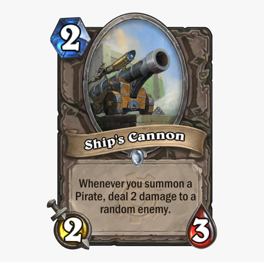 Ships Cannon Hearthstone, HD Png Download