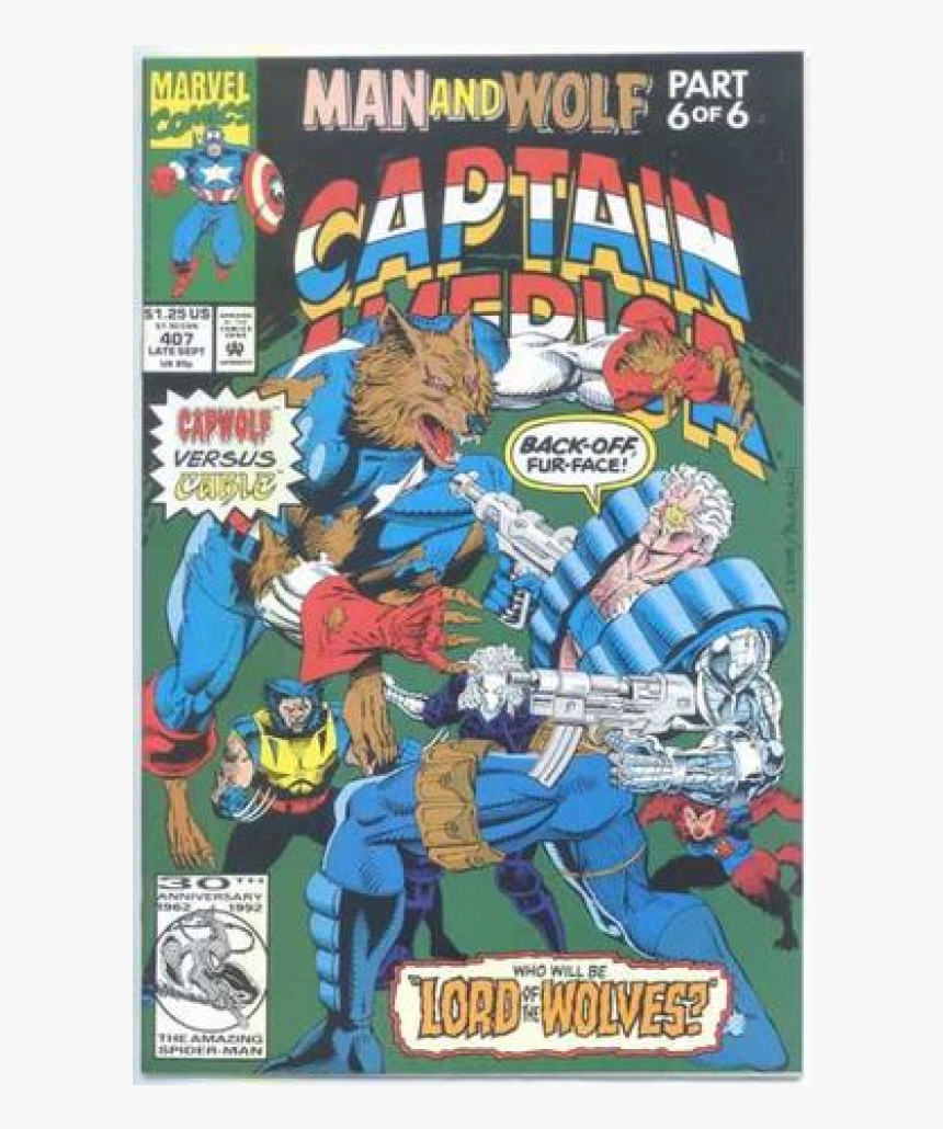 Captain America Comic 90's, HD Png Download