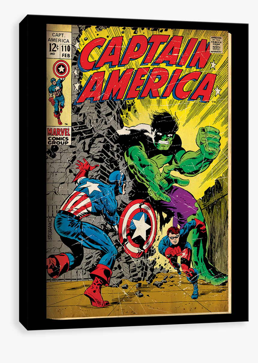 Captain America And Hulk - Captain America 110, HD Png Download