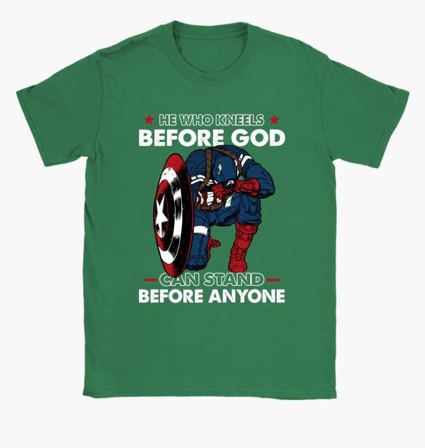 He Who Kneels Before God Captain America Marvel Shirts - Wonder Woman She Who Kneels Before God T Shirt, HD Png Download