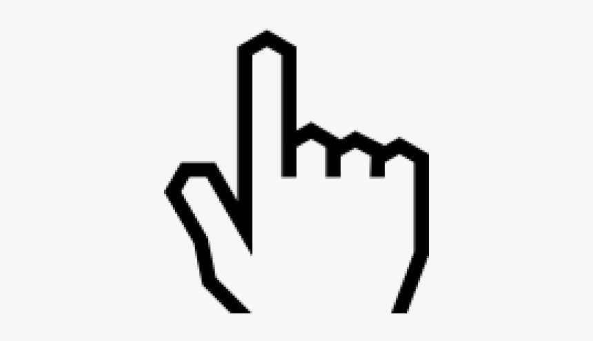 Pointer Finger - Transparent Png Swipe Left Arrow, Png Download