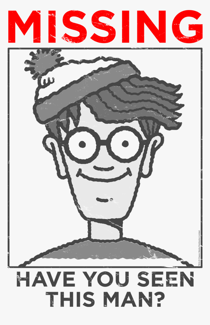 Where's Waldo Missing Poster, HD Png Download