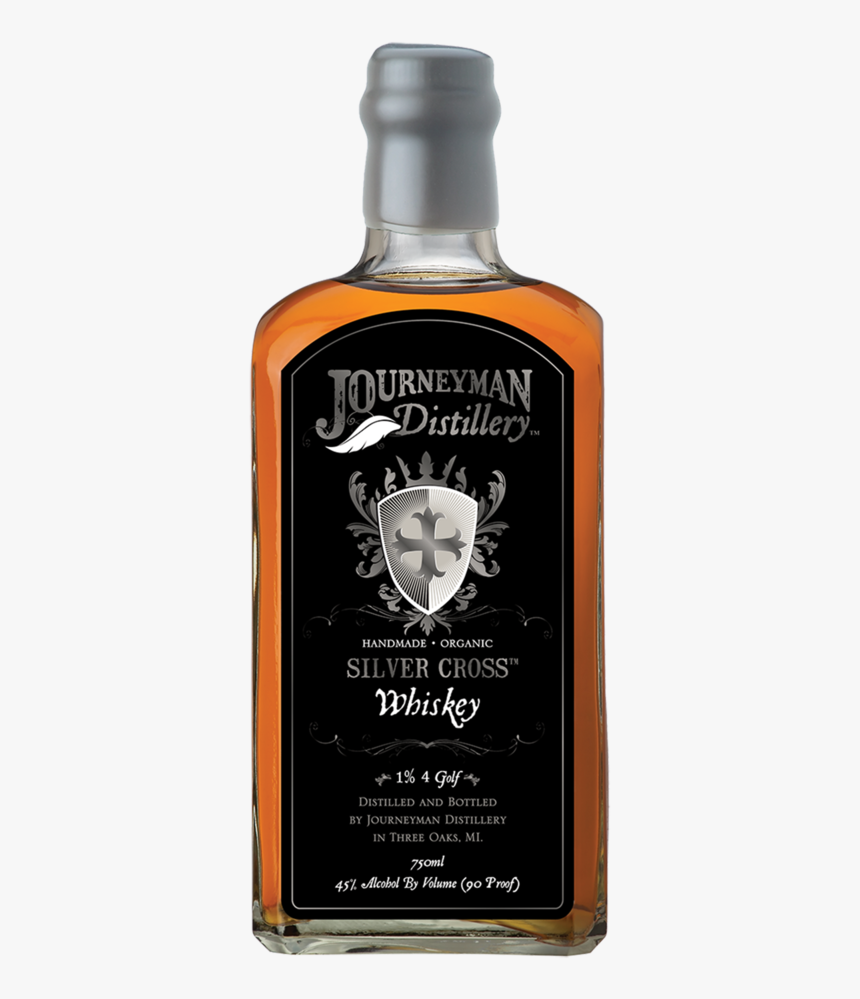 Journeyman Silver Cross Whiskey - Journeyman Distillery Whiskey Silver Cross, HD Png Download
