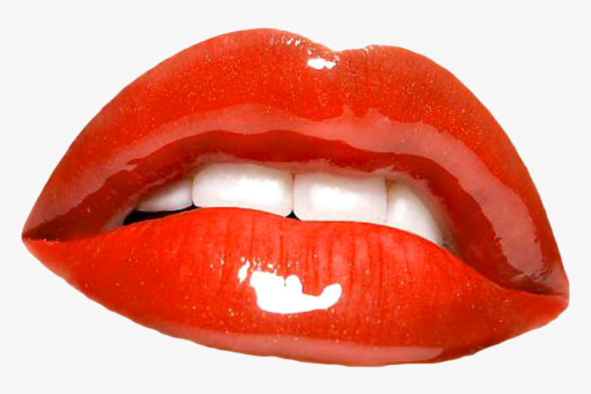 Transparent Gold Lips Png, Png Download