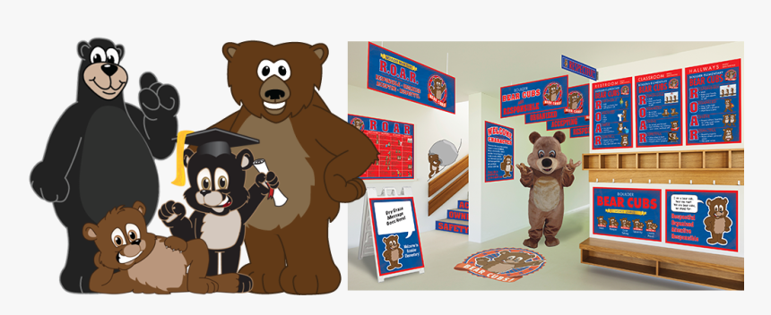Bear Cub Mascot - Wolf Mascot For Elementary School, HD Png Download