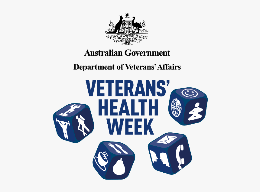 Australian Government Logo And Reads Veterans - Veterans Health Week 2019, HD Png Download