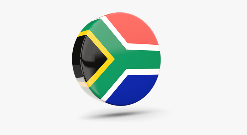 Glossy Round Icon 3d - South Africa Flag 3d Png, Transparent Png