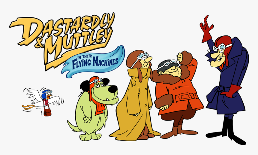 Transparent Cartoon Dick Png - Dastardly And Muttley In Their Flying Machines Characters, Png Download