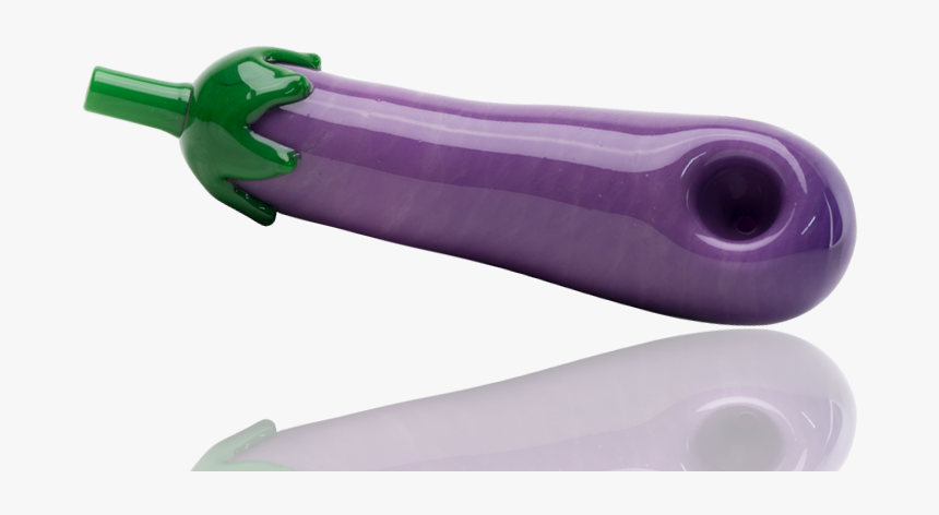 Empire Glass Egg Plant Glass Pipe - Eggplant Pipe, HD Png Download