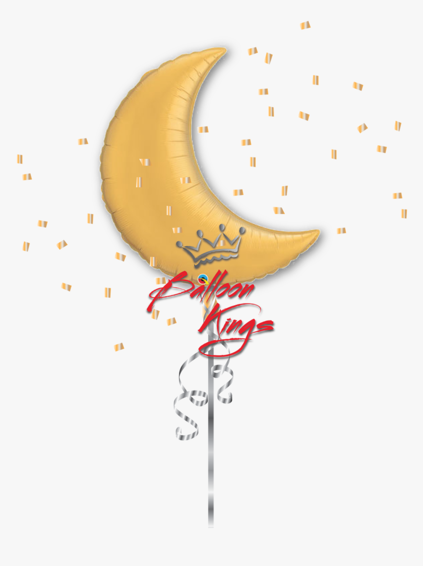 Gold Moon - Illustration, HD Png Download