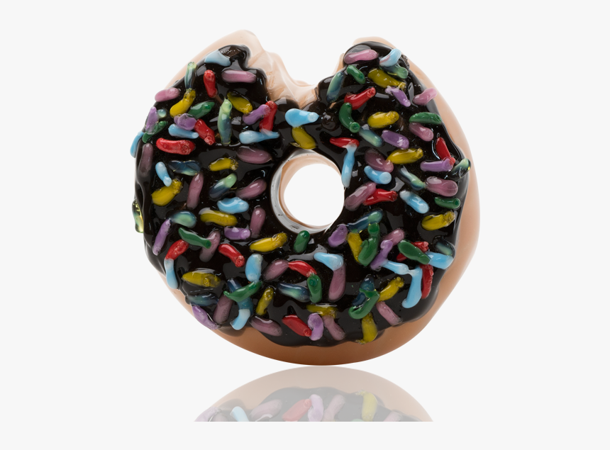 Empire Glass Sprinkled Donut Glass Pipe - Bead, HD Png Download