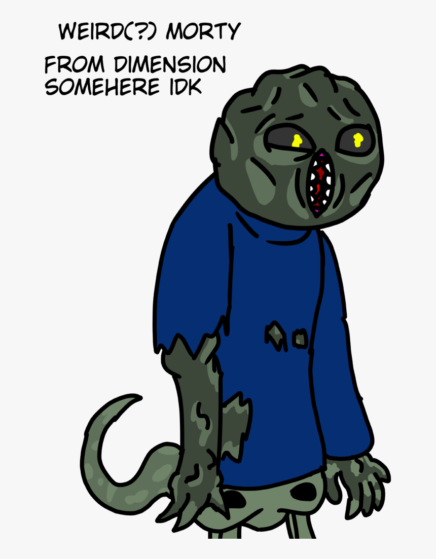 Weird Morty - Cartoon, HD Png Download