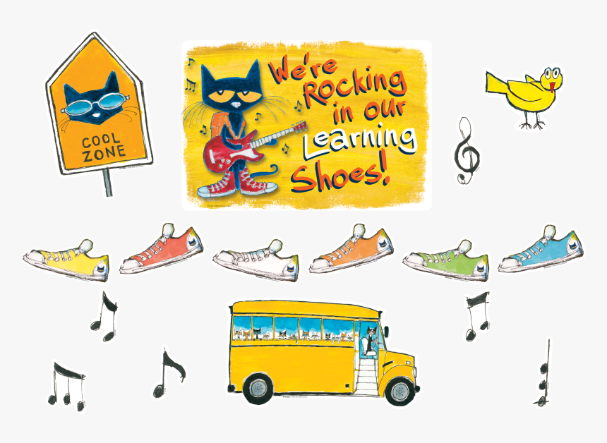Pete The Cat Rocking In Our Learning Shoes, HD Png Download