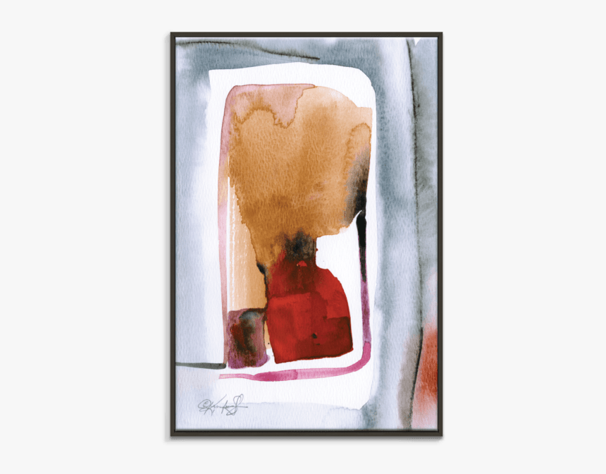 Watercolor Abstraction 228 Wall Art - Modern Art, HD Png Download