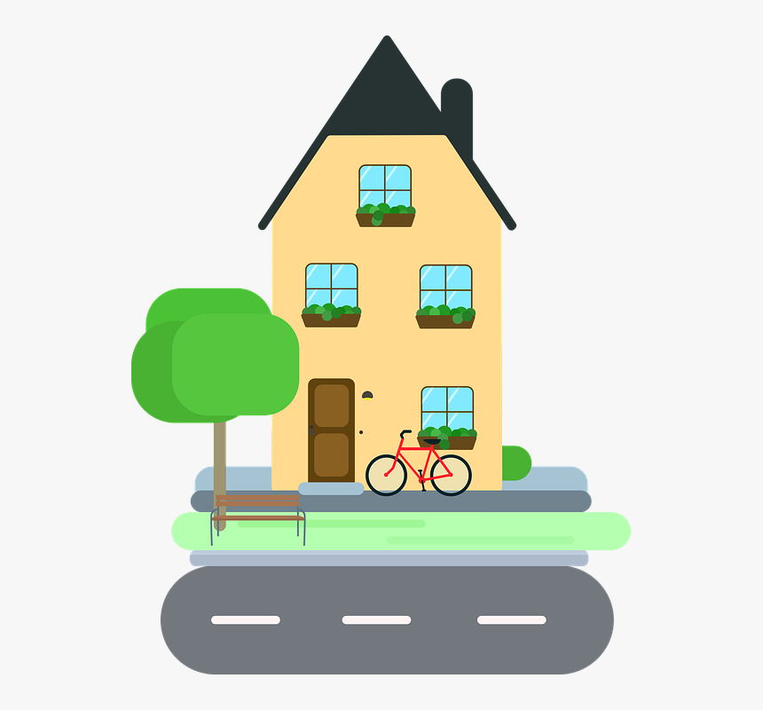 Transparent House Graphic Png - Easement Of A House, Png Download