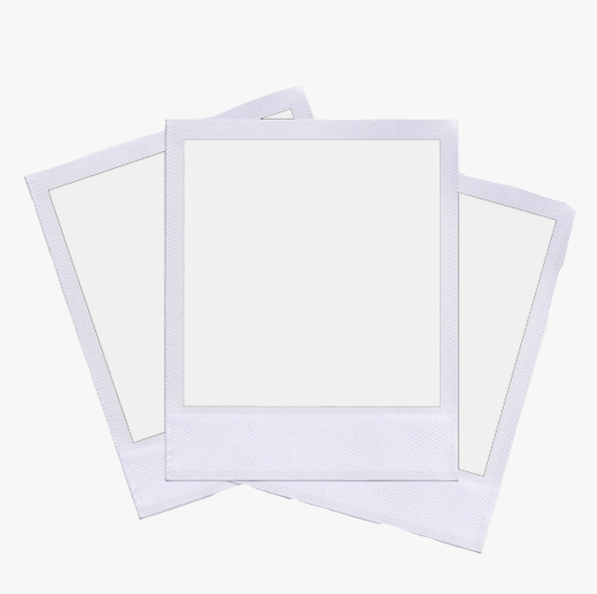 #frame #polaroid #photoframe #frames #whitepolaroid - Paper, HD Png Download
