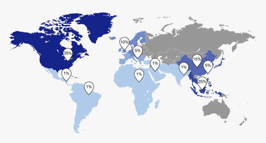 Earth Map Flat Png, Transparent Png
