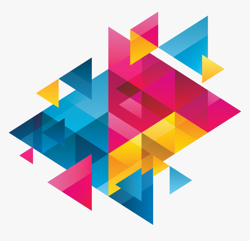Abstract Triangles Png, Transparent Png