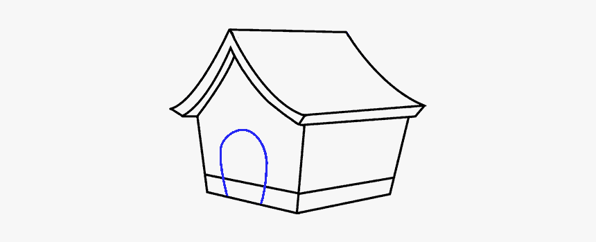 Clip Art Clipart In Fine Lines Drawing For House Upkeep - Draw A Cartoon House, HD Png Download