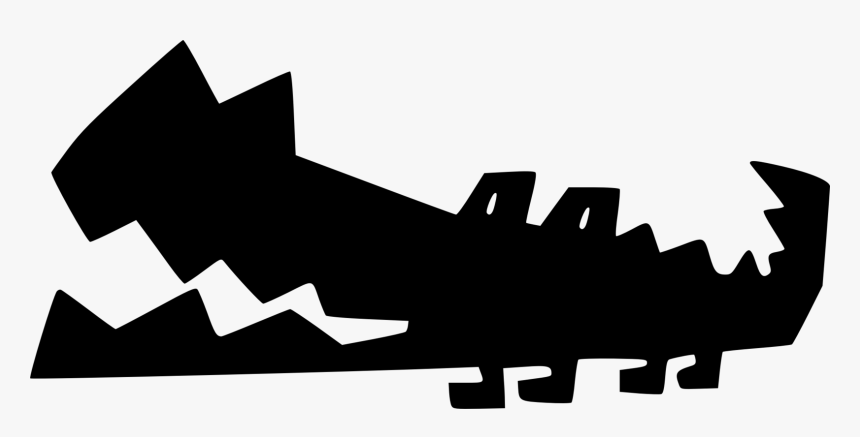 Snout,silhouette,angle - Alligator Silhouette Png Free, Transparent Png