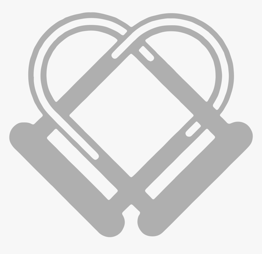 0042 Locked Bicycle Heart - Bike Lock Heart, HD Png Download