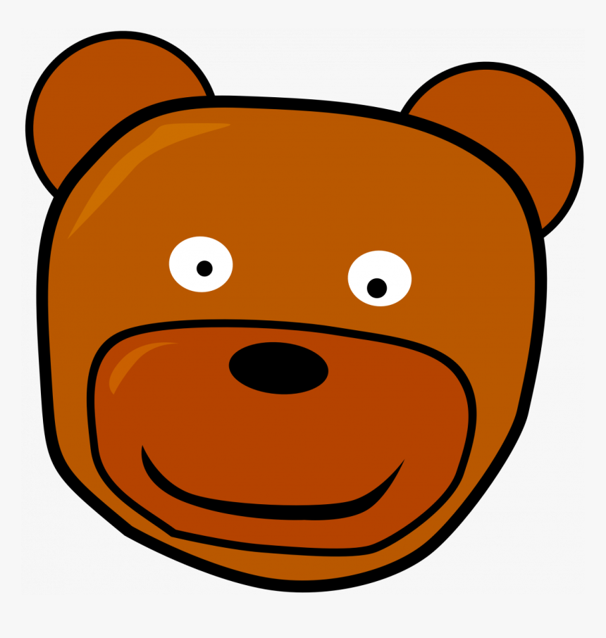 Bear Head Clip Art, HD Png Download