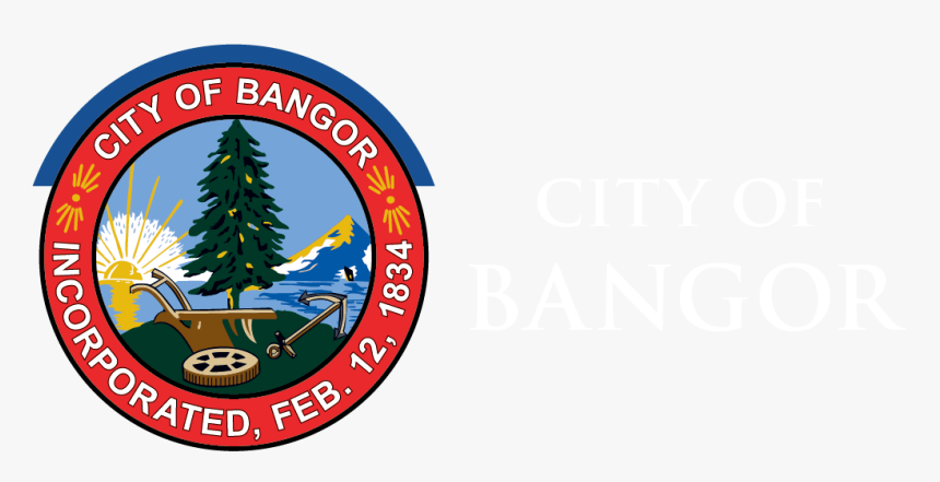 Transparent Maine Clipart - City Of Bangor Maine Logo, HD Png Download