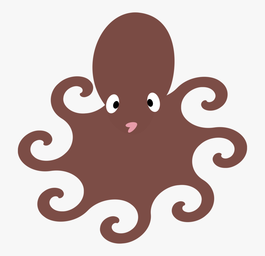 Octopus,cephalopod,line - Octopus, HD Png Download
