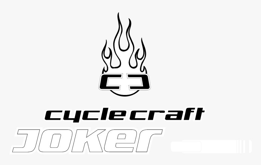 Cyclecraft Joker Logo Black And White, HD Png Download