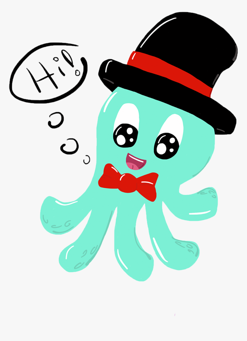 Octopus Clipart Kawaii - Illustration, HD Png Download
