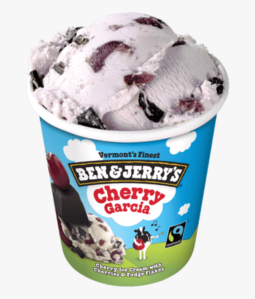 Ben & Jerry's Cherry Garcia Ice Cream, HD Png Download