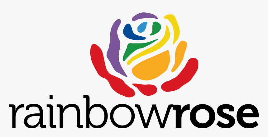 Transparent Rainbow Rose Png - Rainbow Rose Logo, Png Download