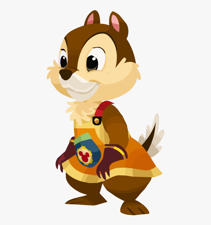 Dale Background Chip Transparent - Kingdom Hearts Union X Chip And Dale, HD Png Download