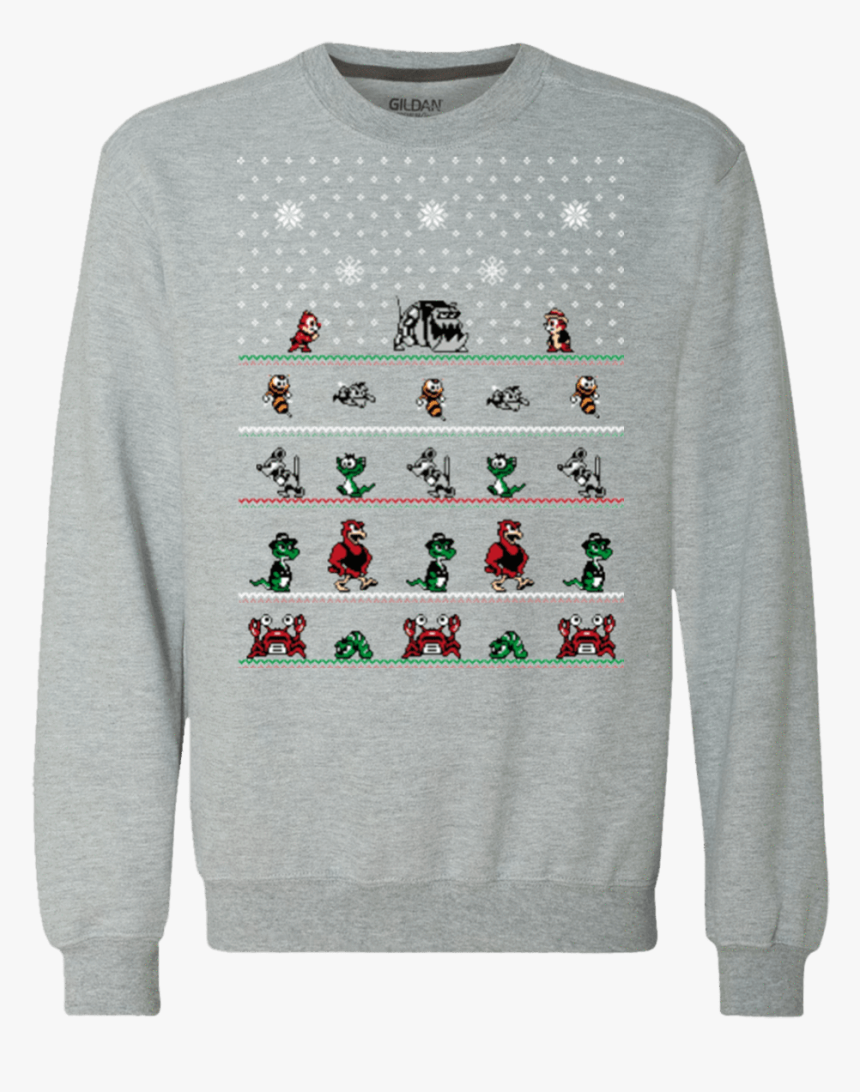 Chip N Dale Christmas Rangers Premium Crewneck Sweatshirt - Crew Neck, HD Png Download