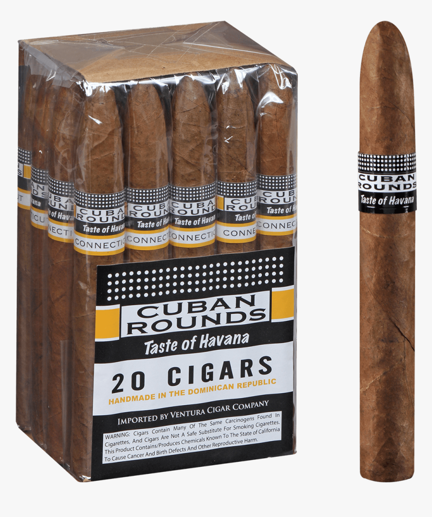 Cuban Rounds Cigar Torpedo N - Wood, HD Png Download