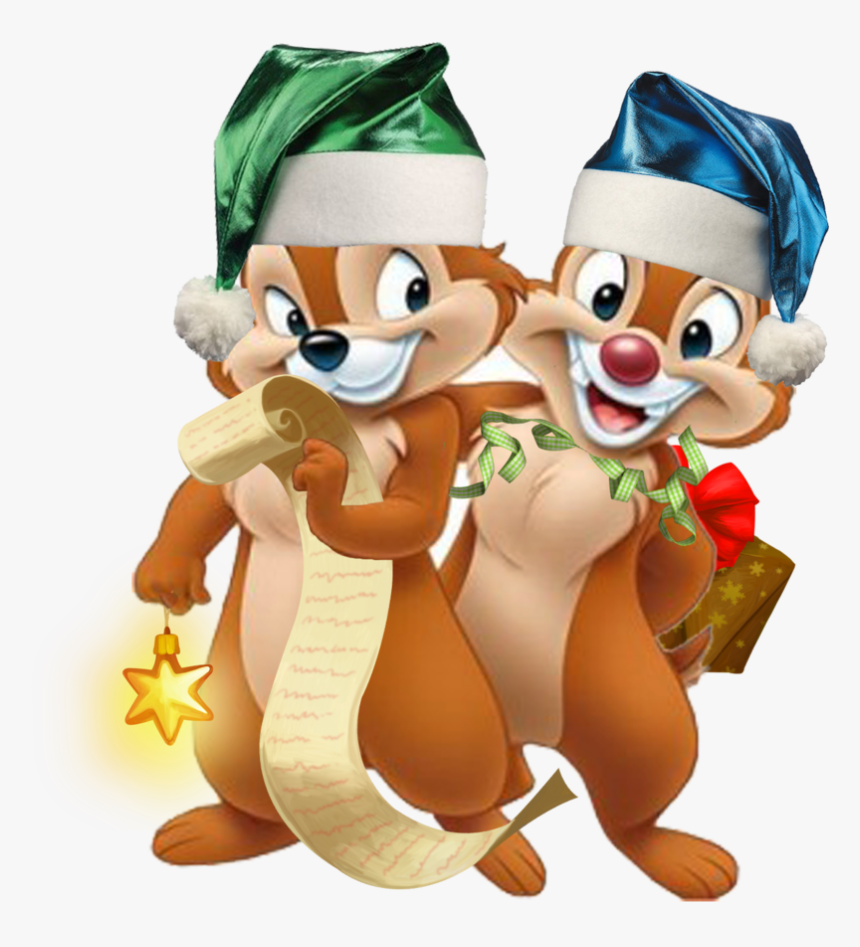Mes Png De Noël - Chip And Dale 3d, Transparent Png