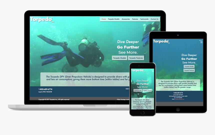 Torpedo Dpv - Website, HD Png Download