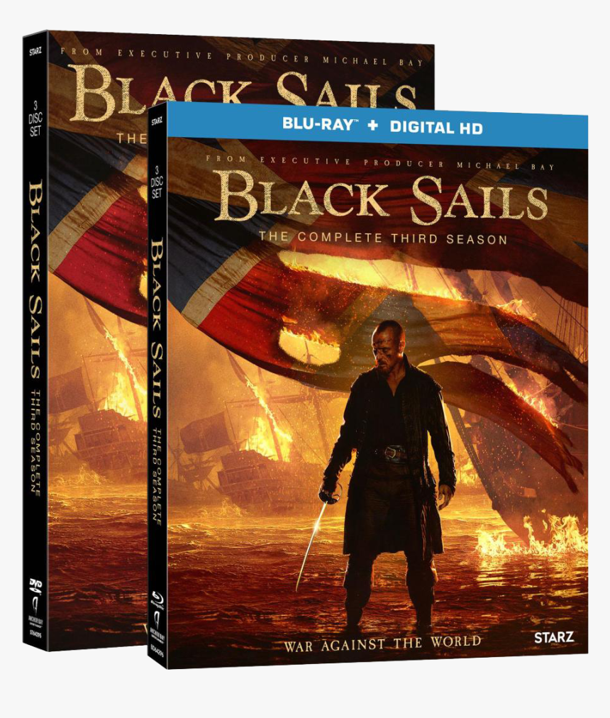 Black Sails Blu Rays, HD Png Download