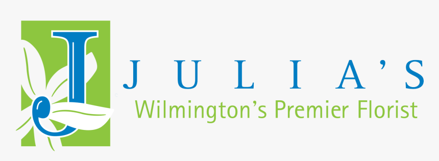 Logo For Julia S Florist Wilmington - Graphic Design, HD Png Download