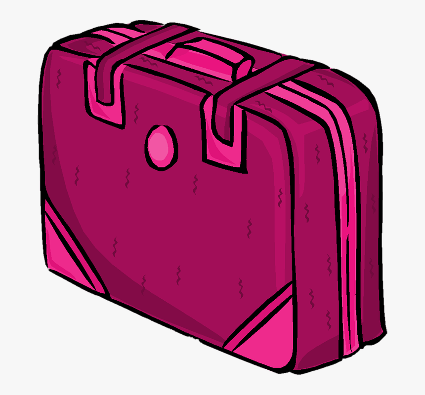 Suitcase, Case, Travel, Pink, Luggage, Bag, Journey - Bud Not Buddy New Suitcase, HD Png Download