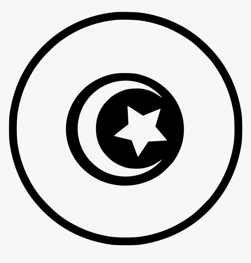 Tunisia Flag - Tunisia Icon Black And White, HD Png Download