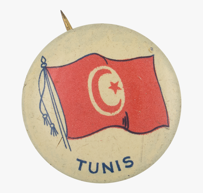 Tunis Flag Art Button Museum - Badge, HD Png Download